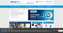 Desktop Screenshot of dentalcare.nl