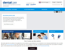 Tablet Screenshot of dentalcare.nl