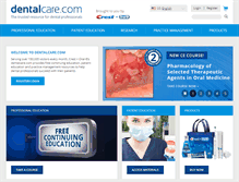 Tablet Screenshot of dentalcare.com
