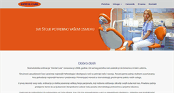 Desktop Screenshot of dentalcare.co.rs