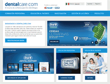 Tablet Screenshot of dentalcare.com.mx