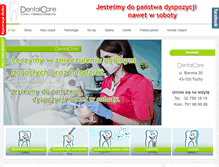 Tablet Screenshot of dentalcare.biz.pl