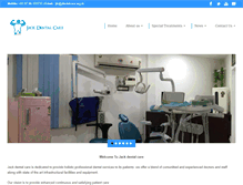 Tablet Screenshot of dentalcare.org.in