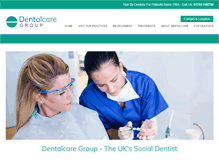 Tablet Screenshot of dentalcare.ltd.uk